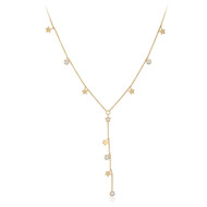 Zirkon-Silbercollier