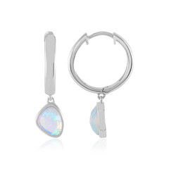 Zilveren oorbellen met Welo-opalen (MONOSONO COLLECTION)