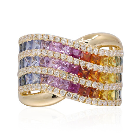 Anillo en oro con Zafiro (CIRARI)
