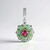 Ciondolo in argento con Tormalina Rosa Nigeriana