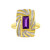 Amethyst Silver Ring (MONOSONO COLLECTION)
