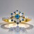 Anello in oro con Haüyne