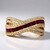Anello in oro con Rubino Mozambico AAA (CIRARI)