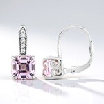 Orecchini in argento con Kunzite