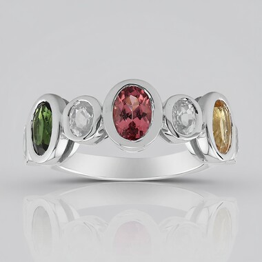 Anillo en plata con Turmalina (Pallanova)