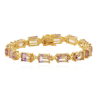 Ametrin-Silberarmband