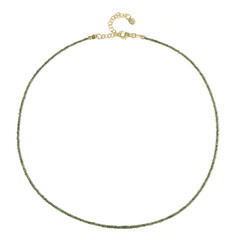 Collar en plata con Diamante verde