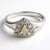 Anello in argento con Apatite Xia