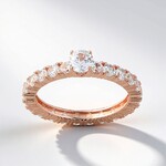 Anello in argento con Zircone (Adela Silber)