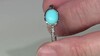 Zilveren ring met een Sleeping Beauty Turkoois (Faszination Türkis)