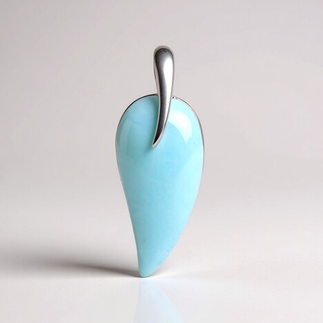 Pendentif en argent et Larimar