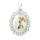 Ciondolo in argento con Magnesite