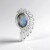 Ciondolo in argento con Labradorite (MONOSONO COLLECTION)