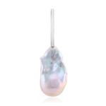 Colgante en plata con Perla plateada Freshwater (MONOSONO COLLECTION)