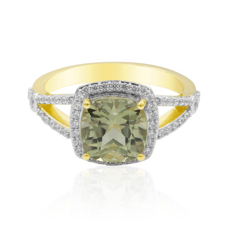 Anello in oro con Diasporo cangiante (Tenner Diniz)