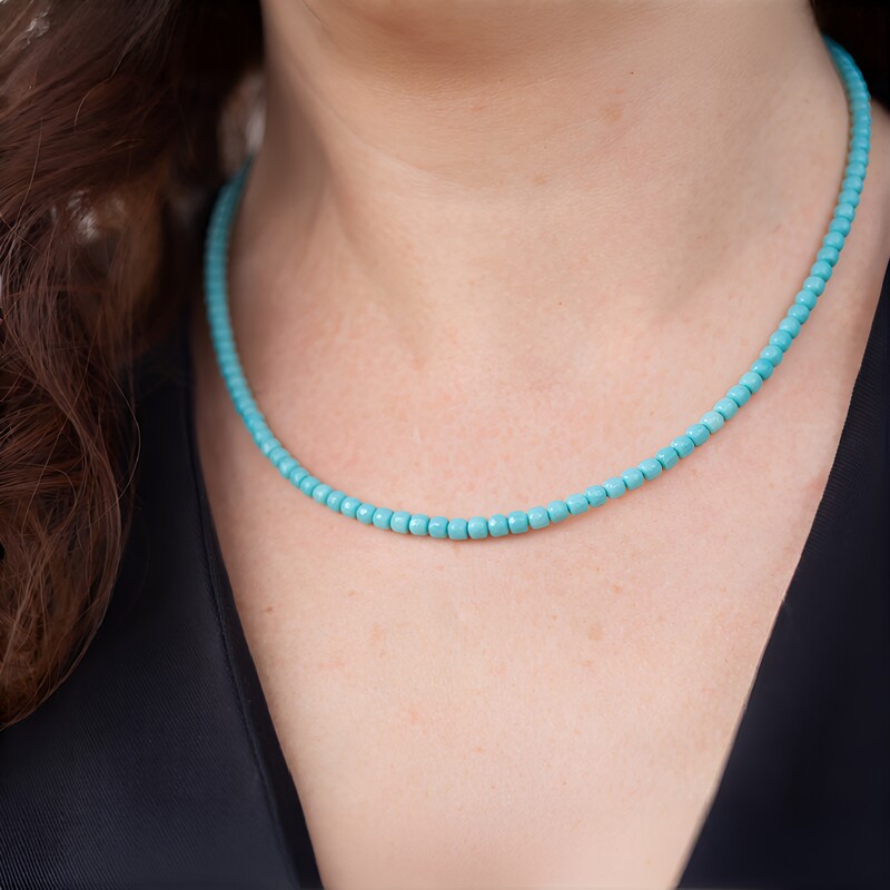 Amazonite Silver Necklace