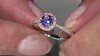 Anillo en oro con Tanzanita AAA