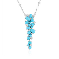 Collana in argento con Turchese Sleeping Beauty (Dallas Prince Designs)