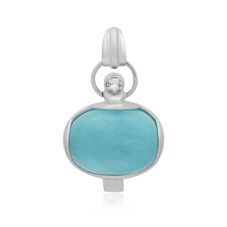 Colgante en plata con Aguamarina (Bali Barong)