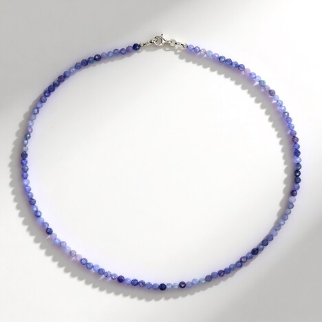 Collana in argento con Tanzanite