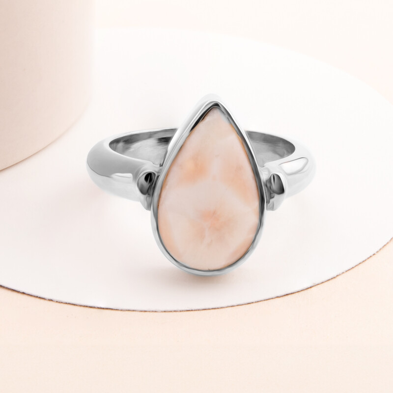 Bague en argent et Natrolite