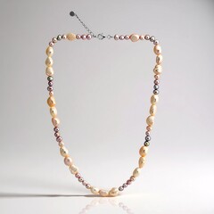 Collana in argento con Perla d'Acqua Dolce Pesca