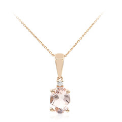 Collana in oro con Morganite AAA