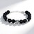 Bracciale in argento con Agata Nera (Adela Silber)