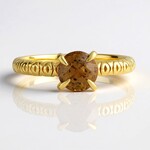 Anello in argento con Zircone Tramonto (Adela Silber)