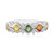 Anello in argento con Zaffiro Fancy