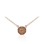 Collar en oro con Diamante rosa de Francia de Argyle SI1 (Annette)