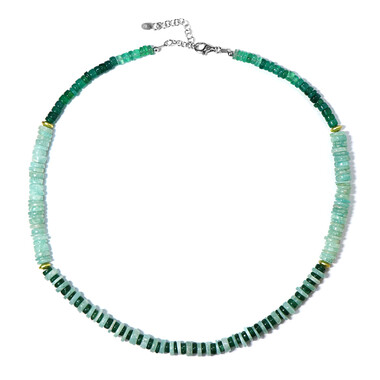 Collana in argento con Ematite Dorata