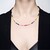 Collana in argento con Zaffiro Fancy