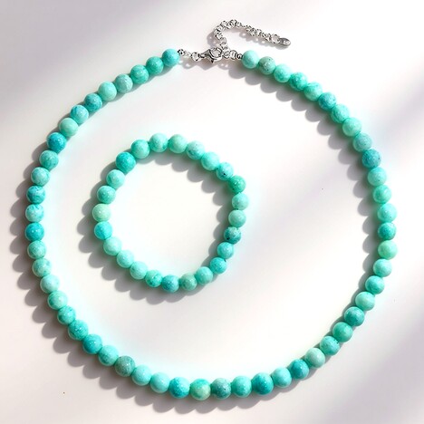 Parure in argento con Amazzonite