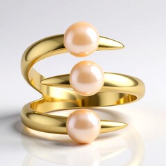 Anello in argento con Perla d'Acqua Dolce Pesca (TPC)