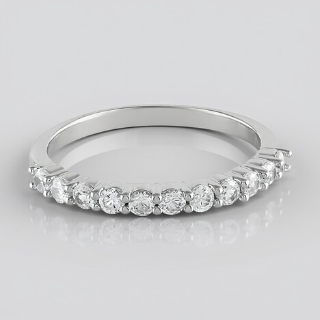 Bague en argent et Zircon