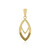 Pendentif en argent et Diamant jaune I3
