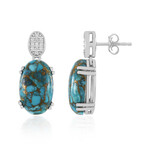 Orecchini in argento con Turchese Ramato Blu Mohave (Faszination Türkis)