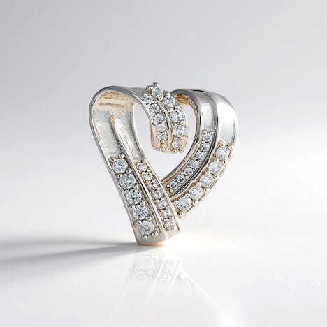 Ciondolo in argento con Zircone (MONOSONO COLLECTION)
