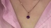 Colgante en plata con Amatista