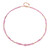 Ceylon Pink Sapphire Silver Necklace