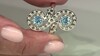Zilveren ring met Zwitsers-blauwe topaasstenen (Annette classic)