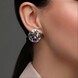 Pendientes en plata con Amatista (MONOSONO COLLECTION)