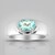 Bague en argent et Fluorite du Braldu (Pallanova)