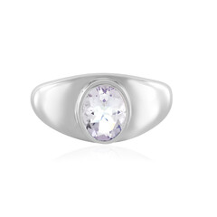 Anello in argento con Quarzo Blue Moon