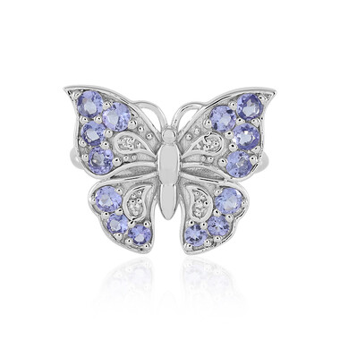 Anello in argento con Tanzanite