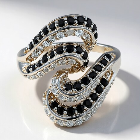 Anello in argento con Spinello Nero