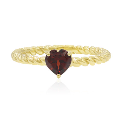 Mosambik-Granat-Silberring