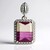 Ciondolo in argento con Fluorite Bicolore (Pallanova)