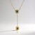 Collana in oro con Diamante Verde SI2